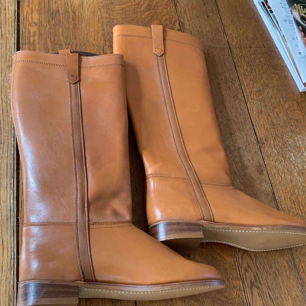 Ladies riding style high boots
